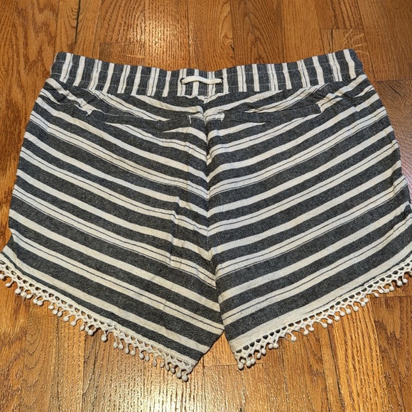 Jolt linen blend grey/white strip shorts size M - Picture 5 of 6